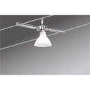 Paulmann Seilsystem Seil-Set Halogen Togo 150 4 x 35W GU5,3 12V Chrom inkl. Leuchtmittel