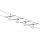 Paulmann Seilsystem Seil-Set Halogen Togo 150 4 x 35W GU5,3 12V Chrom inkl. Leuchtmittel