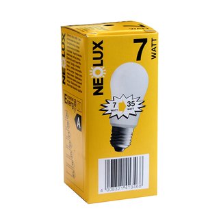 Neolux Energiesparlampe Tropfen 7W = 35W E27 matt 6000h 827 warmweiß 290lm