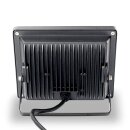 LED SMD Fluter 100W 6500lm IP65 schwarz warmweiß 3000K 120° direkt an 230V