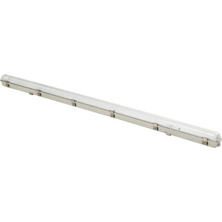 LED Feuchtraumwannenleuchte 1 x 24W = 58W 2400lm 4000K kaltweiß mit LED Glasröhre IK08 PC