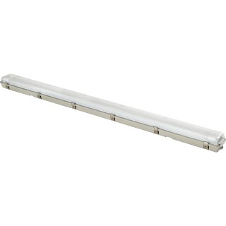 LED Feuchtraumwannenleuchte 2 x 24W = 2 x 58W 4800lm 4000K kaltweiß mit LED Glasröhre IK08 PC