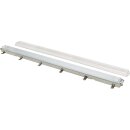 LED Feuchtraumwannenleuchte 2 x 24W = 2 x 58W 4800lm 4000K kaltweiß mit LED Glasröhre IK08 PC