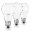 3 x Osram LED Leuchtmittel Birnenform 9W = 60W E27 806lm warmweiß 2700K