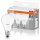 3 x Osram LED Leuchtmittel Birnenform 9W = 60W E27 806lm warmweiß 2700K