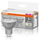 3 x Osram LED Reflektor 4,7W = 50W GU10 warmweiß 2700K 36°
