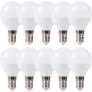 10 x LED Leuchtmittel Tropfen 7W E14 opal matt 630lm warmweiß 2700K