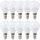 10 x LED Leuchtmittel Tropfen 7W E14 opal matt 630lm warmweiß 2700K