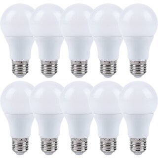 10 x LED Leuchtmittel 15W = 100W E27 opal matt 1350lm warmweiß 2700K 240°