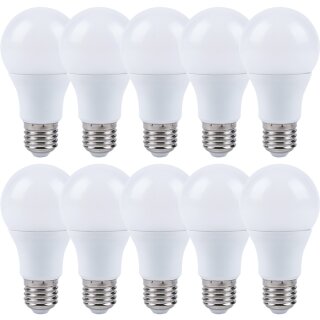 10 x LED Leuchtmittel 15W = 100W E27 opal matt 1500lm warmweiß 3000K 200°