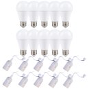 10 x LED Leuchtmittel 12W = 75W E27 1155lm warmweiß...