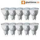 10 x Paulmann LED Leuchtmittel Reflektor 5W GU10 Ice Blue ultra kalt 30°