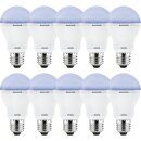 10 x Paulmann LED Leuchtmittel Birnenform 5W E27 opal Schwarzlicht Black Light A60