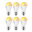 6 x Paulmann LED Premium AGL 11W = 60W E27 opal Warmdim warmweiß 2000K - 3000K DIMMBAR