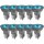 10 x Paulmann Halogen Reflektor True Colour 50W GU10 35° BLAU