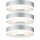 3 x Paulmann LED Deckenleuchte Einbau Set Premium Line 3 x 4W IP23 warmweiß
