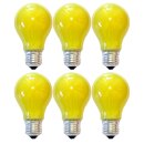 6 x LED Filament Leuchtmittel Birnenform Anti Insekten 5W...