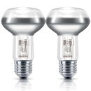 2 x Philips Eco Halogen Reflektor R63 42W = 55W / 60W E27...