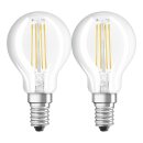 2 x Osram LED Filament Leuchtmittel Tropfen 4W = 40W E14...