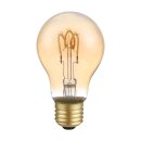 LED Spiral Filament Birnenform A60 3W E27 extra warmweiß 1800K DIMMBAR