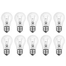 10 x Glühbirne 75W E27 klar Glühlampe 75 Watt...