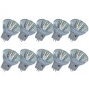 10 x Osram Halogen Reflektor 35W GU4 12V WFL 36° MR11...
