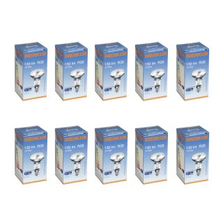 10 x Merkur Reflektor Glühbirne R39 30W E14 matt...