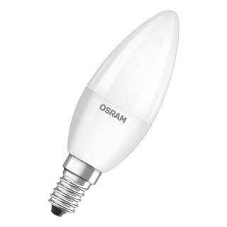Osram LED Star Classic B Leuchtmittel Kerze 5,7W = 40W E14 matt warmweiß 2700K