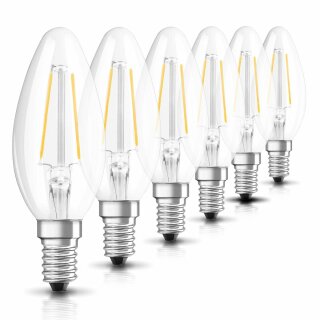 Ampoule led, flamme E14, 136lm = 15W, OSRAM