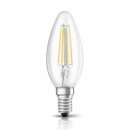 6 x Osram LED Filament Leuchtmittel Kerze 4W fast 40W E14 klar 2700K warmweiß