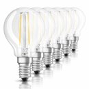 6 x Osram LED Filament Leuchtmittel Tropfen 2W = 25W E14...