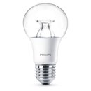 Philips LED Leuchtmittel WarmGlow Birnenform 8,5W = 60W E27 klar warmweiß 2200K - 2700K DIMMBAR