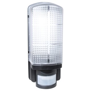 LED Außenwandleuchte Schwarz 6W 480lm inkl. Bewegungsmelder