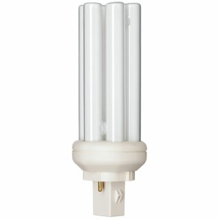 Philips Kompaktleuchtstofflampe Master PL-T 2P 18W 827 Warmweiß 2700K GX24d-2