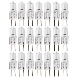 20 x Eco Halogen Stiftsockellampe 25W fast 35W GY6,35 12V klar dimmbar warmweiß