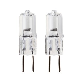 2 x Eco Halogen Stiftsockellampe 35W fast 50W GY6,35 12V klar dimmbar warmweiß