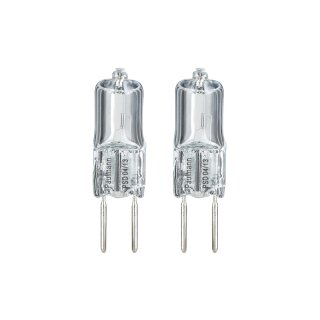 2 x Paulmann Halogen Stiftsockellampen 20W G4 2000h warmweiß dimmbar