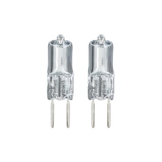 2 x Paulmann Halogen Stiftsockellampen 20W G4 2000h warmweiß dimmbar