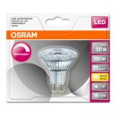 Osram LED Superstar PAR16 Glas Reflektor 4,6W = 50W GU10 warmweiß 2700K DIMMBAR