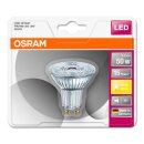 Osram LED Star PAR16 Leuchtmittel Glas Reflektor 4,3W = 50W GU10 warmweiß 2700K 36°