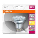 10 x Osram LED Star PAR16 Leuchtmittel Glas Reflektor 4,3W = 50W GU10 warmweiß 2700K 36°