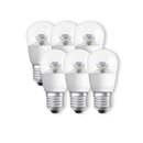 6 x Osram LED Star Classic P Tropfen 5,8W = 40W E27 klar warmweiß 2700K