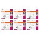 6 x Osram LED Star Classic P Tropfen 5,8W = 40W E27 klar warmweiß 2700K