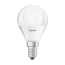 6 x Osram LED Star Classic P Leuchtmittel Tropfen 5,5W = 40W E14 matt 470lm warmweiß 2700K