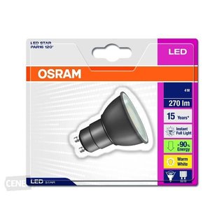 Osram LED Star Reflektor PAR16 4W = 35W GU10 270lm warmweiß 3000K 120°