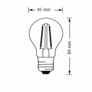 Osram LED Filament Leuchtmittel Tropfen 4W = 40W E27 klar warmweiß 2700K