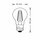 Osram LED Filament Leuchtmittel Tropfen 4W = 40W E27 klar warmweiß 2700K