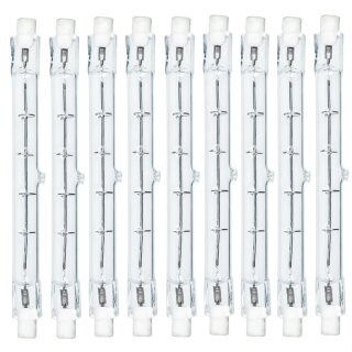 10 x Eco Halogen R7s 230W = 300W Halogenstab 118mm warmweiß dimmbar