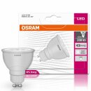 6 x Osram LED Star PAR16 Reflektor 3,9W = 35W GU10 kaltweiß 4000K 36°