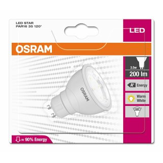 Osram LED Star Leuchtmittel Reflektor PAR16 3,5W = 35W...